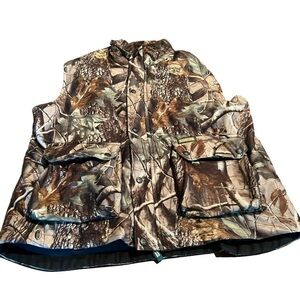 Remington Men’s Realtree Hardwoods Hunting Vest Puffer Size Large